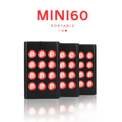 কেনা 60W রেড লাইট থেরাপি প্যানেল ডুয়াল কোর চিপ 850nm 660nm পোর্টেবল ডিভাইস অনলাইন উত্পাদন