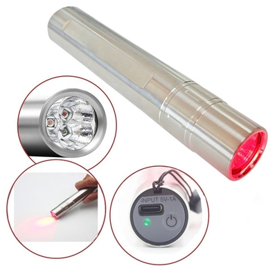কেনা কোলাজেন-বৃদ্ধি 9W 3Pcs LED রেড লাইট থেরাপি টর্চ 630nm ত্বকের পুনরুজ্জীবনের জন্য অনলাইন উত্পাদন