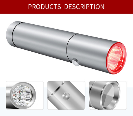 কেনা গিফট বক্স প্যাকড 630nm 660nm 850nm 3 LED রেড লাইট টর্চ বলি কমানোর জন্য অনলাইন উত্পাদন