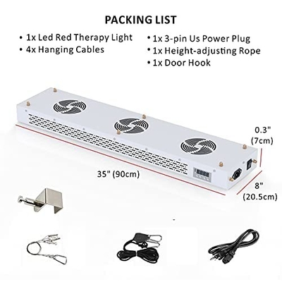 কেনা ফোটন থেরাপি টাইমিং কন্ট্রোল 1000W LED রেড লাইট থেরাপি রিঙ্কেল ডিভাইস অনলাইন উত্পাদন