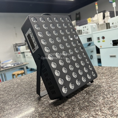 মুখের ত্বকের যত্ন লাল আলো থেরাপি প্যানেল 300W পোর্টেবল এলইডি থেরাপি ডিভাইস শরীরের রঙ গোলাপী এবং কালো সঙ্গে