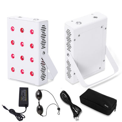 রিচার্জেবল 60W রেড লাইট থেরাপি প্যানেল 5W মেডিকেল স্তরের এলইডি