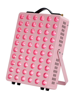 গোলাপী 300W LED লাইট থেরাপি মেশিন 660Nm 850Nm পোর্টেবল প্যানেল