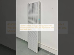 4500W ফুল বডি রেড লাইট থেরাপি প্যানেল, যা ৯টি তরঙ্গদৈর্ঘ্যের সাথে আসে, যা ব্যাথা উপশম, ত্বকের পুনরুজ্জীবন এবং পেশী পুনরুদ্ধারের জন্য ব্যবহৃত হয়
